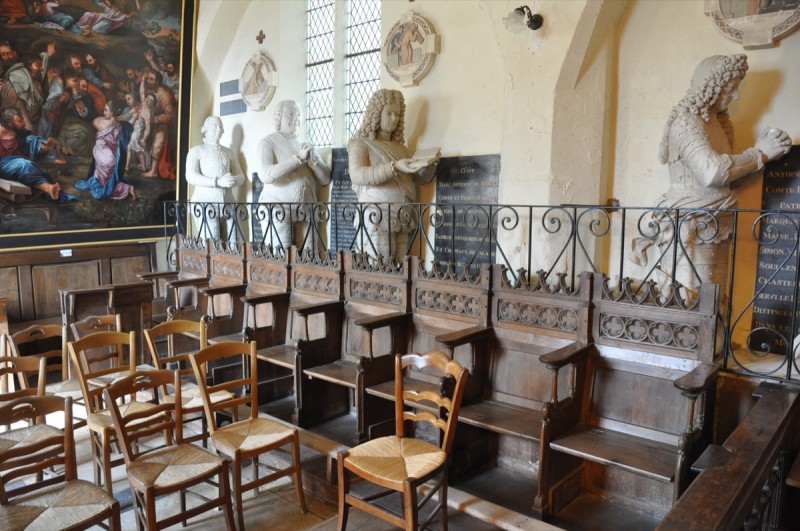 Atelier Giordani - Conservation - Restauration
Edifice – Mobilier - Sculpture – Objets d’art – Moulage –
Pierre, bois métal, polychromie et dorure - Travaux de restauration des six orants des seigneurs d’Aubigny - Statue en pierre et terre cuite - Déposés, traités en atelier et remontés

OPÉRATIONS RÉALISÉES
-	Dépose, transport, repose
-	Nettoyage microsablage et par compresses
-	Consolisation au silicate d’éthyle
-	Extraction des goujons ferreux
-	Collage et goujonnage (goujon carbone)
-	Ragréages et rejointoiement
-	Harmonisation