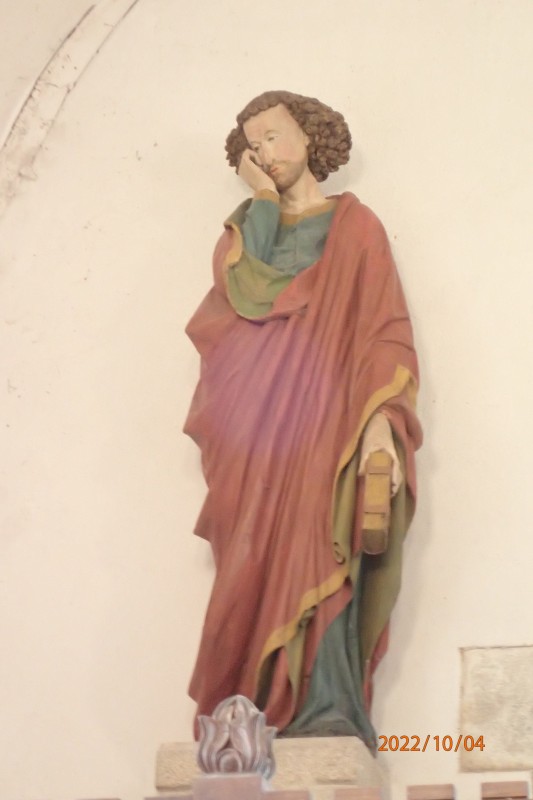 Atelier Giordani - Conservation - Restauration
Edifice – Mobilier - Sculpture – Objets d’art – Moulage –
Pierre, bois métal, polychromie et dorure - Restauration de deux statues en bois polychrome - Bois polychrome - - Traitement insecticide en anoxie dynamique
- Traitement insecticide chimique préventif 
- Dépoussiérage, nettoyage, purge
- Consolidation chimique du bois
- Restitution des manques et éléments mobiles
- Comblements et masticage
- Réintégration colorée et glacis