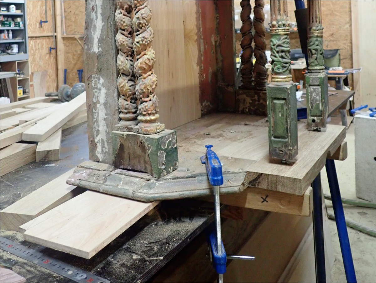 Atelier Giordani - Conservation - Restauration
Edifice – Mobilier - Sculpture – Objets d’art – Moulage –
Pierre, bois métal, polychromie et dorure - Menuiserie