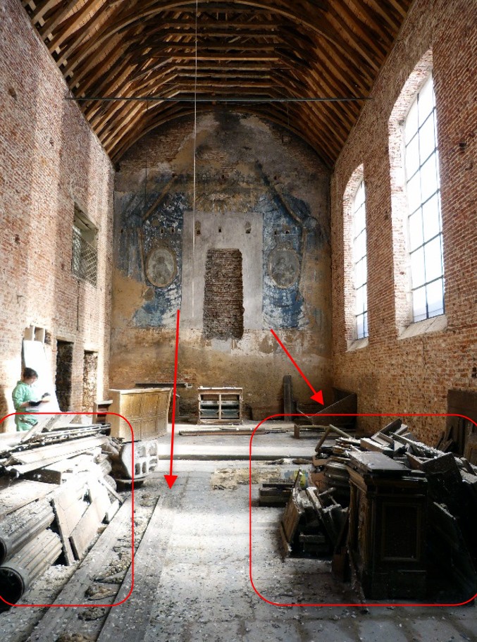 Atelier Giordani - Conservation - Restauration
Edifice – Mobilier - Sculpture – Objets d’art – Moulage –
Pierre, bois métal, polychromie et dorure - Étude préalable, maitre-autel, retable majeur déposé -  - OPÉRATIONS RÉALISÉES : 

- Cartographie 
- Inventaire 
- Constat d’état 
- Protocole de traitement 
- Chiffrage