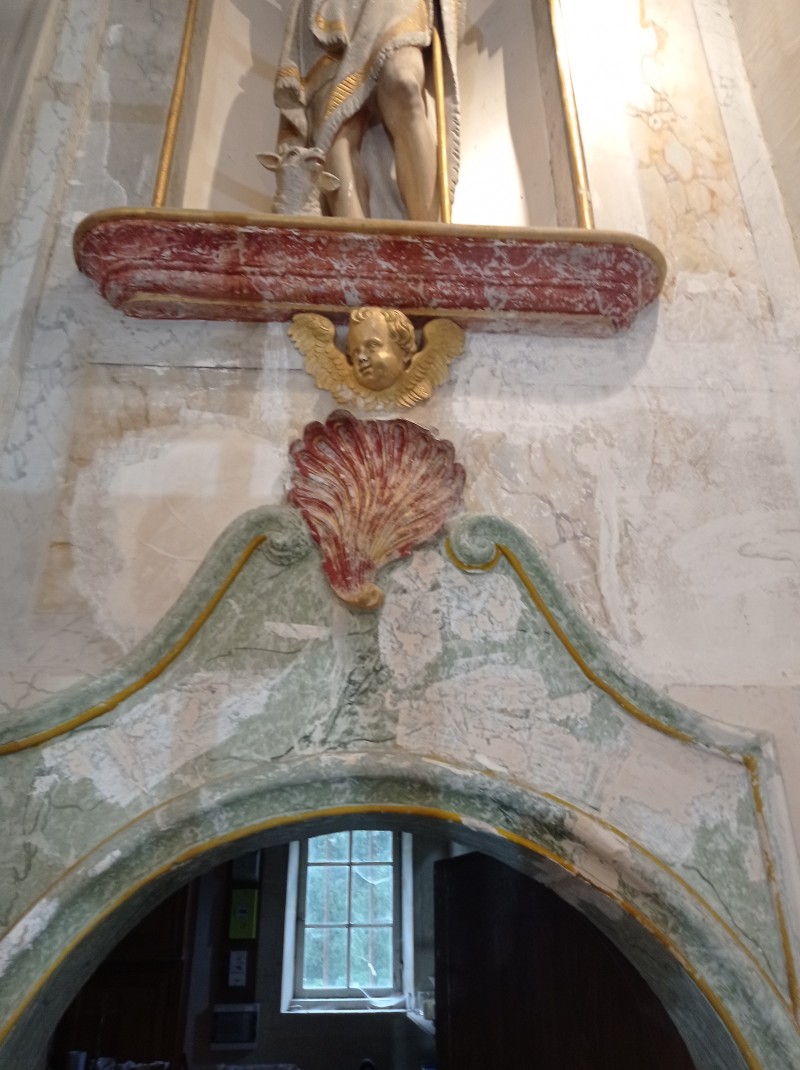 Atelier Giordani - Conservation - Restauration
Edifice – Mobilier - Sculpture – Objets d’art – Moulage –
Pierre, bois métal, polychromie et dorure - Retable majeur et maître-autel en pierre et faux marbre - Pierre calcaire et staff, faux marbre et faux bois - - Dépoussiérage, Nettoyage
- Refixage de la polychromie
- Consolidations chimiques ponctuelles
- Ragréages et comblements
- Masticage des lacunes
- Réintégration colorée et restitution des faux marbres et faux bois
- Réintégration de dorure à l'or mica