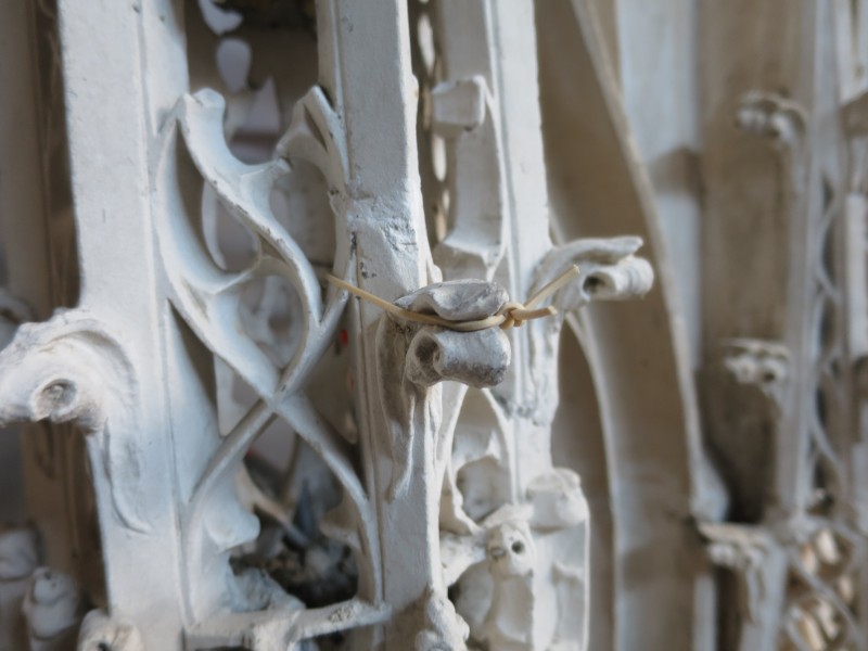 Atelier Giordani - Conservation - Restauration
Edifice – Mobilier - Sculpture – Objets d’art – Moulage –
Pierre, bois métal, polychromie et dorure - Conservation restauration du tour de chœur de la Cathédrale Notre Dame de Chartres - Pierre - - Dépoussiérage soigneux
- Pré-consolidation de l'épiderme
- Nettoyage par application de latex pelable
- Nettoyage complémentaire par application de compresse de carbonate d'ammonium
- Rinçage à l'eau déminéralisé et brossage doux
- Purge des joints défaillants et rejointoiement
- Consolidation du support
- Traitement des ferrures, agrafes et éléments ferreux
- Reprise d'enduits et ragréages
- Goujonnages et collages
-Patine d'harmonisation