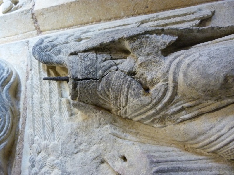 Atelier Giordani - Conservation - Restauration
Edifice – Mobilier - Sculpture – Objets d’art – Moulage –
Pierre, bois métal, polychromie et dorure - Conservation restauration du Portail royal Sud de la Cathédrale Saint Julien - Pierre polychrome - - Dessalements ponctuels
- Dépoussiérage soigneux
- Refixage des vestiges de polychromie
- Nettoyage par micro-gommage
- Nettoyage par désincrustation photonique
- Consolidation chimique de la pierre
- Renforts structurels
- Purges et reprises des joints d'appareillages 
- Traitement des éléments métalliques
- Retouches ponctuelles
- Patine d'harmonisation