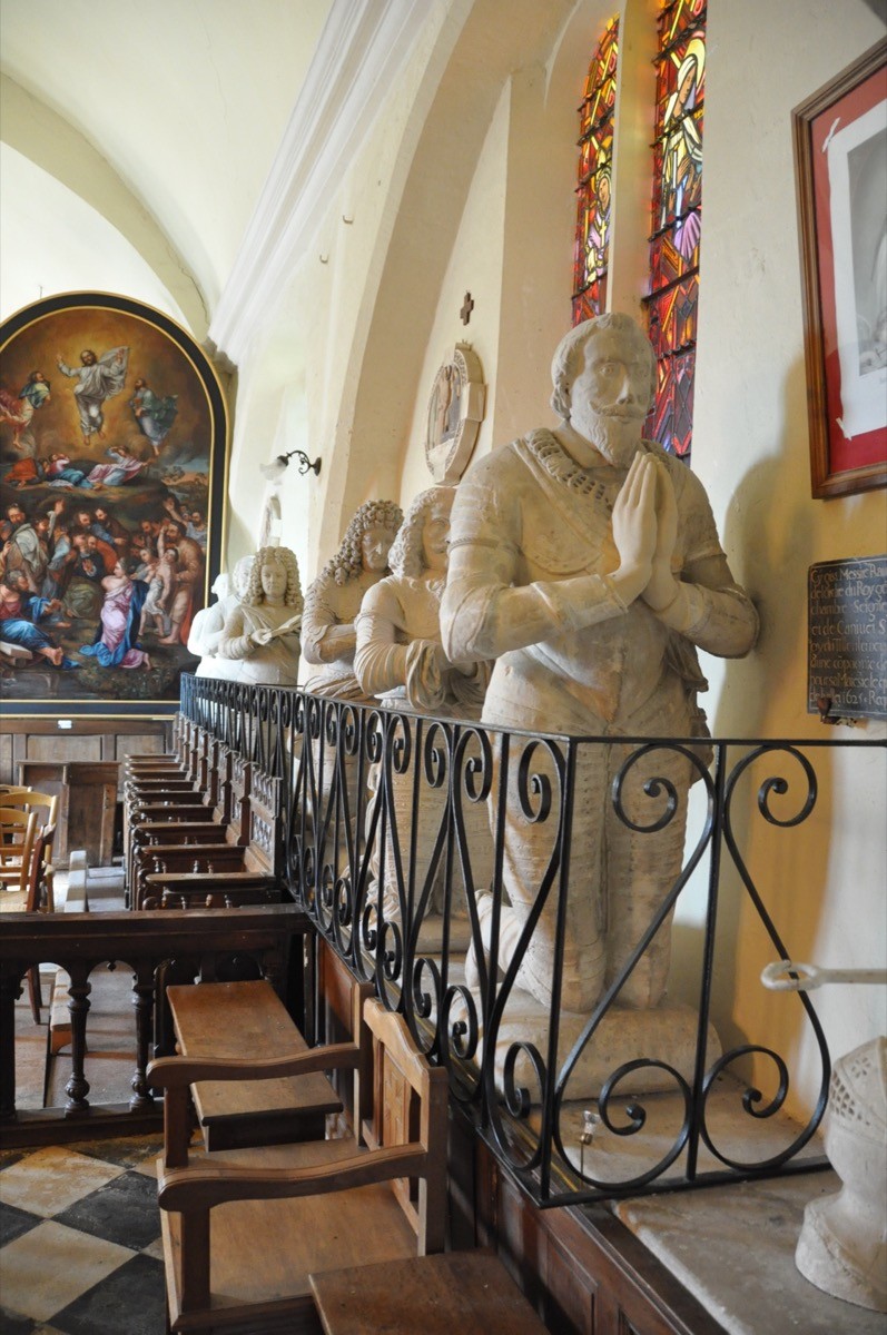 Atelier Giordani - Conservation - Restauration
Edifice – Mobilier - Sculpture – Objets d’art – Moulage –
Pierre, bois métal, polychromie et dorure - Travaux de restauration des six orants des seigneurs d’Aubigny - Statue en pierre et terre cuite - Déposés, traités en atelier et remontés

OPÉRATIONS RÉALISÉES
-	Dépose, transport, repose
-	Nettoyage microsablage et par compresses
-	Consolisation au silicate d’éthyle
-	Extraction des goujons ferreux
-	Collage et goujonnage (goujon carbone)
-	Ragréages et rejointoiement
-	Harmonisation