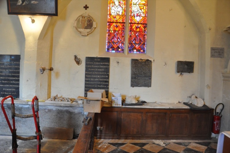 Atelier Giordani - Conservation - Restauration
Edifice – Mobilier - Sculpture – Objets d’art – Moulage –
Pierre, bois métal, polychromie et dorure - Travaux de restauration des six orants des seigneurs d’Aubigny - Statue en pierre et terre cuite - Déposés, traités en atelier et remontés

OPÉRATIONS RÉALISÉES
-	Dépose, transport, repose
-	Nettoyage microsablage et par compresses
-	Consolisation au silicate d’éthyle
-	Extraction des goujons ferreux
-	Collage et goujonnage (goujon carbone)
-	Ragréages et rejointoiement
-	Harmonisation