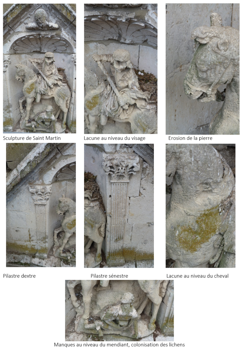 Atelier Giordani - Conservation - Restauration
Edifice – Mobilier - Sculpture – Objets d’art – Moulage –
Pierre, bois métal, polychromie et dorure - Diagnostic, bilan sanitaire et sondages extérieur et intérieur de l’édifice - Pierre et bois, polychrome - OPÉRATIONS RÉALISÉES : 

- Sondage, étude, analyse de stratigraphies sur éléments sculptés, enduits, couches picturales murales et sur mobilier
- Micro prélèvements
- Analyse et corrélation des résultats
- Ébauche de chronologie générale