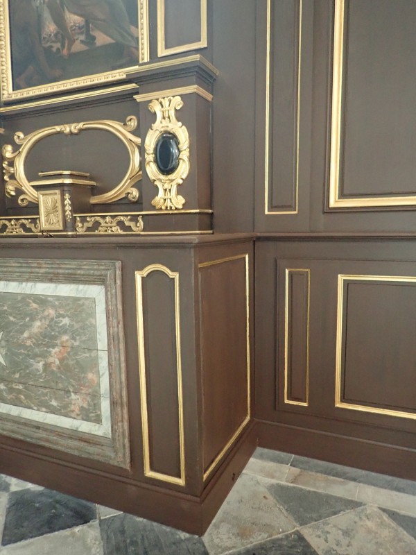 Atelier Giordani - Conservation - Restauration
Edifice – Mobilier - Sculpture – Objets d’art – Moulage –
Pierre, bois métal, polychromie et dorure - Restauration des 2 retables latéraux en pendant de l'Eglise Notre Dame de la Gloriette - Bois polychrome et dorure - - Dépose et conditionnement
- Dépoussiérage sous aspiration contrôlée
- Traitement insecticide
- Traitement antifongique
- Purge et consolidation des boiseries
- Greffes de bois et renforts
- révision des systèmes d'assemblages 
- Nettoyage
- Comblement des lacunes de surfaces
- Masticage des lacunes
- Réintégration colorées
- Dorure à la mixtion
- Vernissage de protection