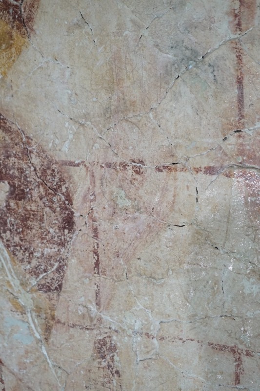 Atelier Giordani - Conservation - Restauration
Edifice – Mobilier - Sculpture – Objets d’art – Moulage –
Pierre, bois métal, polychromie et dorure - Restauration de la voûte et des décors peints -  - Lot 5 : Restauration/conservation d’éléments architecturaux, de décors polychromes, de sculpture

OPÉRATIONS RÉALISÉES
Tranche conditionnelle 2

Voûte de la nef :
-	Dépoussiérage 
-	Mise en teinte des greffes et des parties neuves et reprise du décor de fleur de lys par glacis acrylique 
-	Dépoussiérage de la poutre de gloire par technique croisée de brossage et d’aspiration

Élévation de la nef :
-	Dégagement des enduits pour mettre au jour les décors anciens conservés
-	Encapsulage des zones de peinture au plomb non dégagées
-	Consolidation des zones soufflées par infiltration de mortier et comblement des fissures des lacunes
-	Consolidation des zones pulvérulentes.
-	Sur les zones non dégagées : application d’une couche de fond à la chaux et animation et glacis acrylique et harmonisation des bouchages anciens
- Sur les zones de décors ancien : retouches colorées pour améliorer la lisibilité