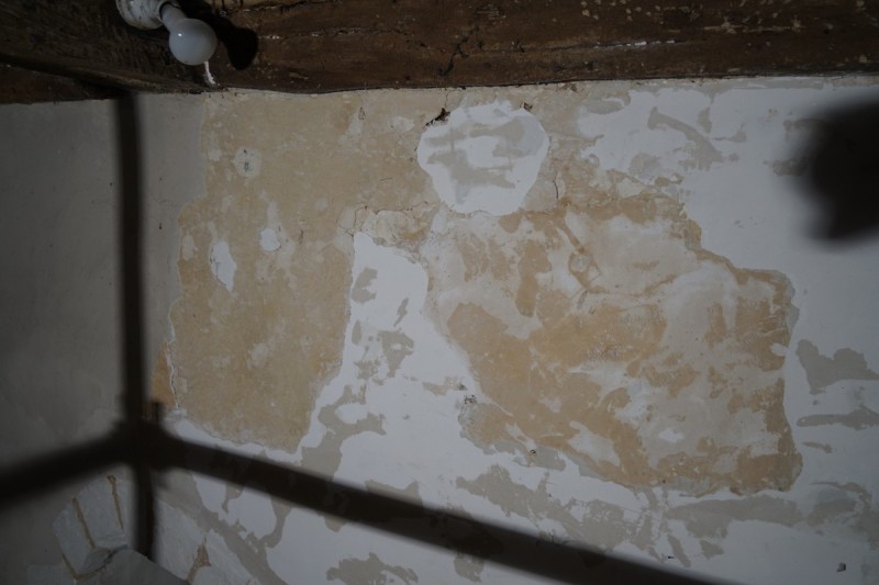 Atelier Giordani - Conservation - Restauration
Edifice – Mobilier - Sculpture – Objets d’art – Moulage –
Pierre, bois métal, polychromie et dorure - Restauration de la voûte et des décors peints -  - Lot 5 : Restauration/conservation d’éléments architecturaux, de décors polychromes, de sculpture

OPÉRATIONS RÉALISÉES
Tranche conditionnelle 2

Voûte de la nef :
-	Dépoussiérage 
-	Mise en teinte des greffes et des parties neuves et reprise du décor de fleur de lys par glacis acrylique 
-	Dépoussiérage de la poutre de gloire par technique croisée de brossage et d’aspiration

Élévation de la nef :
-	Dégagement des enduits pour mettre au jour les décors anciens conservés
-	Encapsulage des zones de peinture au plomb non dégagées
-	Consolidation des zones soufflées par infiltration de mortier et comblement des fissures des lacunes
-	Consolidation des zones pulvérulentes.
-	Sur les zones non dégagées : application d’une couche de fond à la chaux et animation et glacis acrylique et harmonisation des bouchages anciens
- Sur les zones de décors ancien : retouches colorées pour améliorer la lisibilité