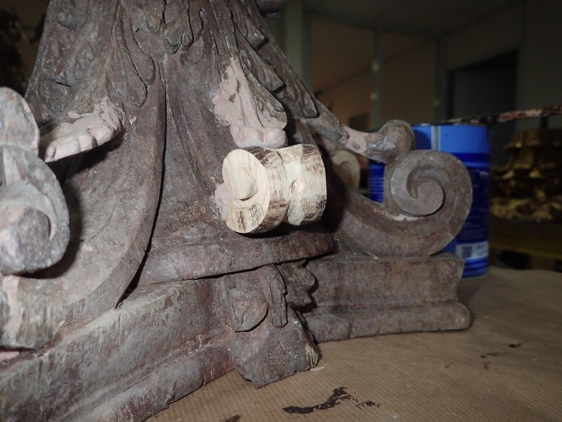 Atelier Giordani - Conservation - Restauration
Edifice – Mobilier - Sculpture – Objets d’art – Moulage –
Pierre, bois métal, polychromie et dorure - Travaux de restauration du mobilier classé de la chapelle -  - OPÉRATIONS RÉALISÉES
LOT 1 Menuiserie-ébénisterie 
LOT 2: Polychromie-statuaire

Trois tranches :

Tranche 1 :
-	Chancel
-	Édicule
-	Retable de la Vierge
-	Colonnes isolées
-	2 bas-reliefs 

Tranche 2 :
-	Maître-autel
-	2 colonnes torses
-	Portes latérales et encadrement

Tranche 3 :
-	Reliquaires, chandeliers, étuis à crosse
-	Statuaire