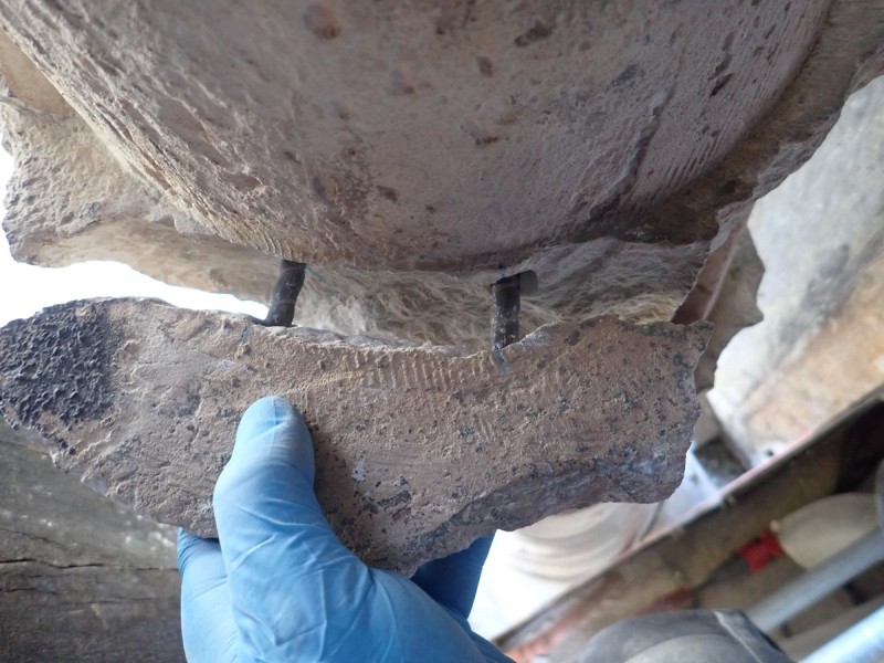 Atelier Giordani - Conservation - Restauration
Edifice – Mobilier - Sculpture – Objets d’art – Moulage –
Pierre, bois métal, polychromie et dorure - Restauration des éléments en bois sculpté et des colonnes et dalles gravées en pierre - Bois sculpté et pierre - OPÉRATIONS RÉALISÉES
Bois sculpté :
- Dépose partielle 
- Traitement insecticide curatif et préventif
- Renfort et doublage
- Greffes de sculptures, pose de flipots
- Bouchage
- Retouche
- Protection finale