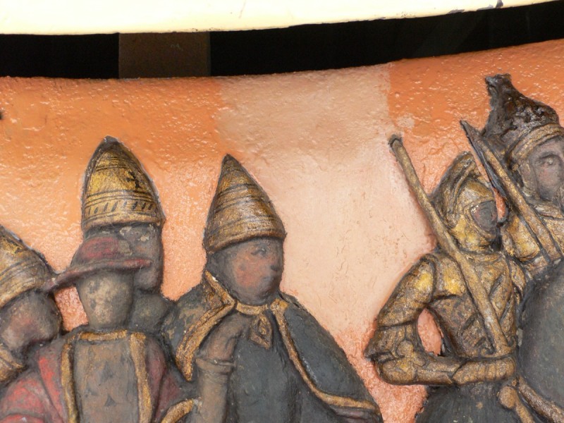 Atelier Giordani - Conservation - Restauration
Edifice – Mobilier - Sculpture – Objets d’art – Moulage –
Pierre, bois métal, polychromie et dorure - Restauration de la dorure, la peinture et du décor des cadrans -  - OPÉRATIONS RÉALISÉES
- Nettoyage
- Réintégration formelles
- Renfort des assemblages
- Extraction des pointes oxydées
- Réintégrations colorées
- Dorure à la feuille d’or et argenture
- Patine