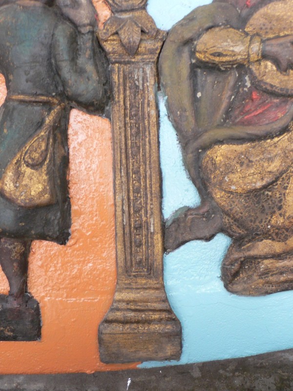 Atelier Giordani - Conservation - Restauration
Edifice – Mobilier - Sculpture – Objets d’art – Moulage –
Pierre, bois métal, polychromie et dorure - Restauration de la dorure, la peinture et du décor des cadrans -  - OPÉRATIONS RÉALISÉES
- Nettoyage
- Réintégration formelles
- Renfort des assemblages
- Extraction des pointes oxydées
- Réintégrations colorées
- Dorure à la feuille d’or et argenture
- Patine