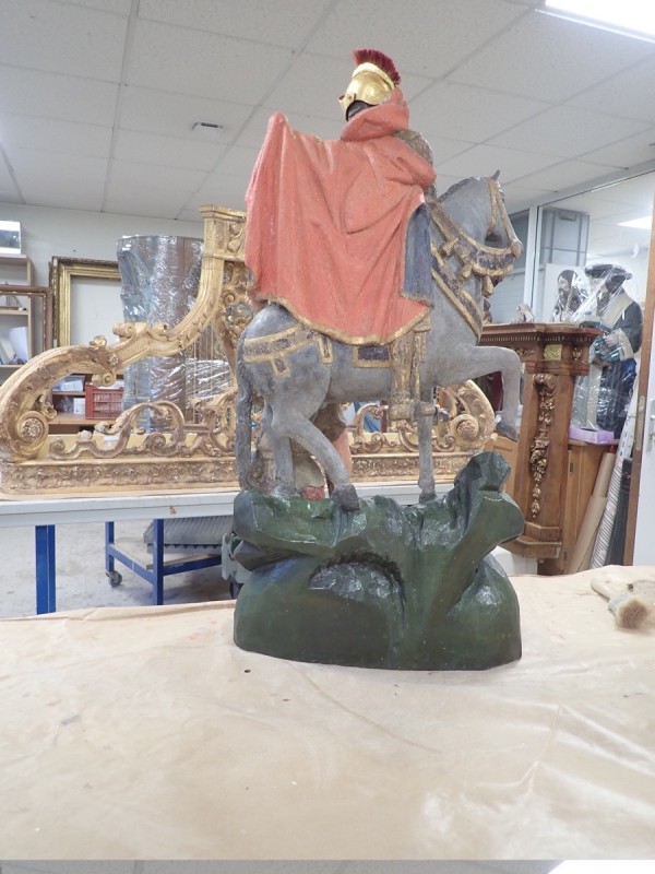 Atelier Giordani - Conservation - Restauration
Edifice – Mobilier - Sculpture – Objets d’art – Moulage –
Pierre, bois métal, polychromie et dorure - Restauration de la Charité Saint Martin - Bois polychrome - OPÉRATIONS RÉALISÉES
- Nettoyage par compresses
- Consolidation des zones altérées
- Étude de la polychromie
- Dégagement de la polychromie
- Refixage
- Réintégrations formelles
- Réintégrations colorées
- Protection finale