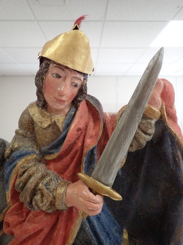 Atelier Giordani - Conservation - Restauration
Edifice – Mobilier - Sculpture – Objets d’art – Moulage –
Pierre, bois métal, polychromie et dorure - Restauration de la Charité Saint Martin - Bois polychrome - OPÉRATIONS RÉALISÉES
- Nettoyage par compresses
- Consolidation des zones altérées
- Étude de la polychromie
- Dégagement de la polychromie
- Refixage
- Réintégrations formelles
- Réintégrations colorées
- Protection finale