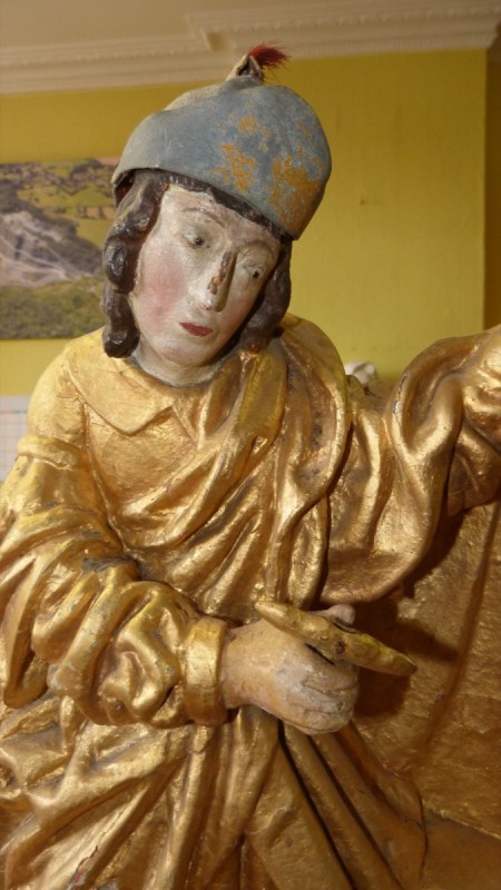 Atelier Giordani - Conservation - Restauration
Edifice – Mobilier - Sculpture – Objets d’art – Moulage –
Pierre, bois métal, polychromie et dorure - Restauration de la Charité Saint Martin - Bois polychrome - OPÉRATIONS RÉALISÉES
- Nettoyage par compresses
- Consolidation des zones altérées
- Étude de la polychromie
- Dégagement de la polychromie
- Refixage
- Réintégrations formelles
- Réintégrations colorées
- Protection finale