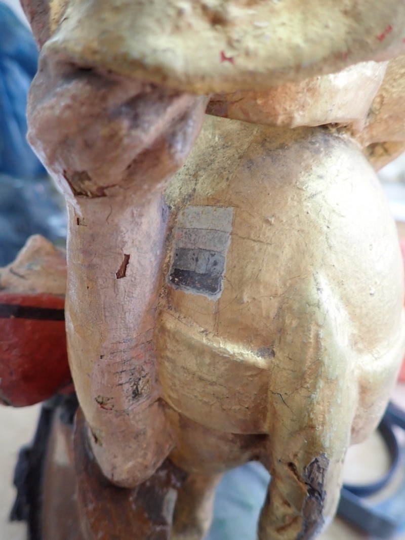 Atelier Giordani - Conservation - Restauration
Edifice – Mobilier - Sculpture – Objets d’art – Moulage –
Pierre, bois métal, polychromie et dorure - Restauration de la Charité Saint Martin - Bois polychrome - OPÉRATIONS RÉALISÉES
- Nettoyage par compresses
- Consolidation des zones altérées
- Étude de la polychromie
- Dégagement de la polychromie
- Refixage
- Réintégrations formelles
- Réintégrations colorées
- Protection finale